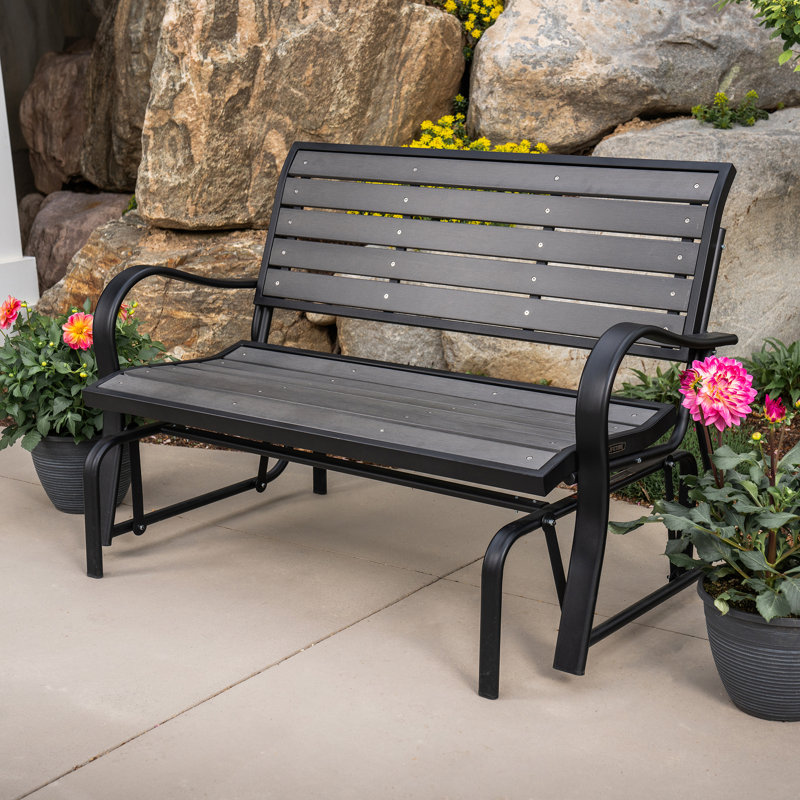 Banc oscillant, Gris port / noir