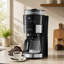 Cafetière à filtre de 10 tasses avec réglage de la mouture et de l'intensité