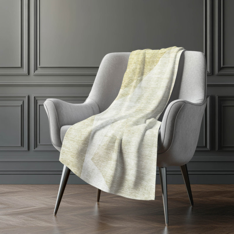 Jeté art déco Addison Sherpa ASB716, Beige