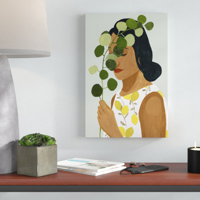 «Botany Portrait II», peinture sur toile