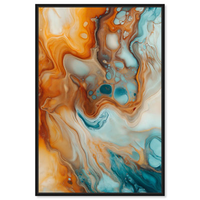 Art Remedy, toile marbrée abstraite, flux marbré