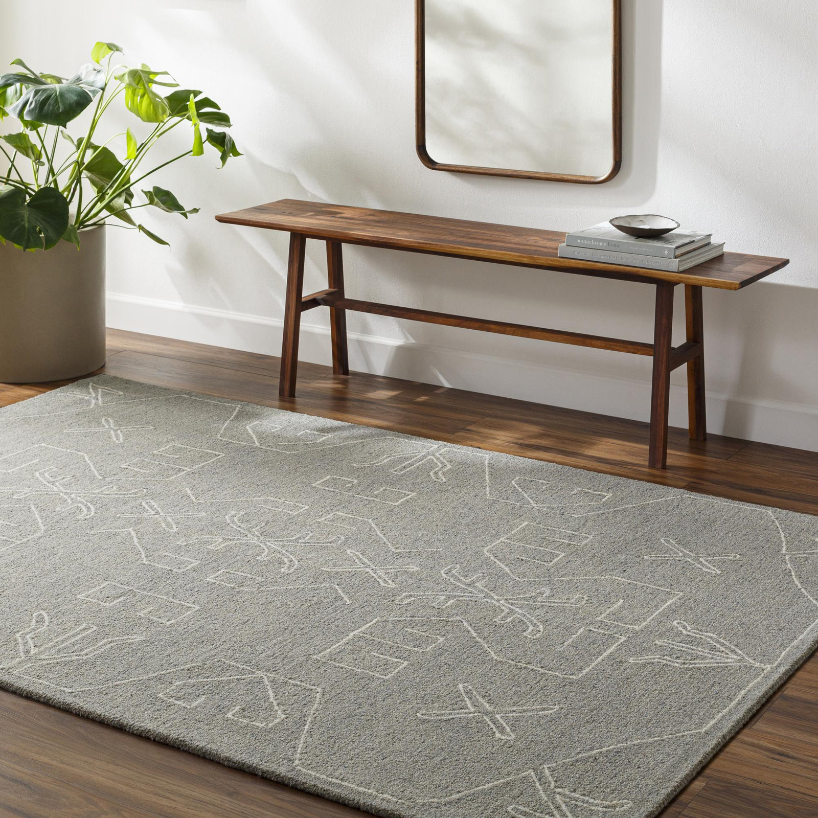 Demie Hand-Tufted Rug, Rectangle 8' x 10'