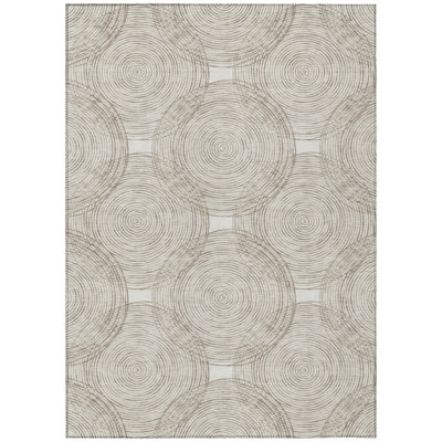 Machine Washable Indoor/Outdoor Chantille ACN2534 Geometric Rug