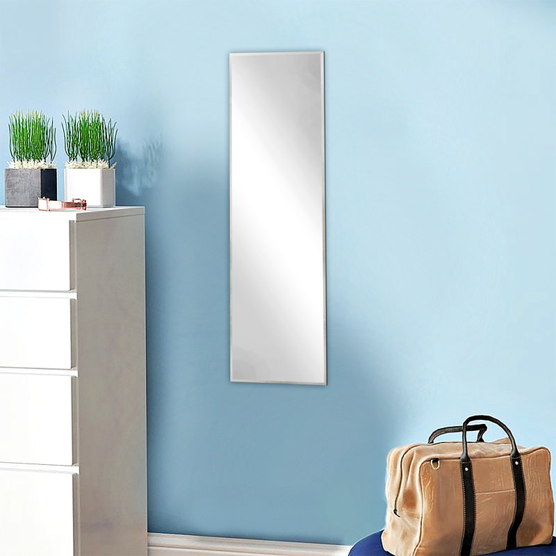 Derosier Metal Flat Wall Mirror, 20" H x 4" W
