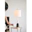 Lampe de table en métal 11 x 11 x 30,2 po