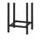 Pub & Kitchen Dining Table Set - 3 Hanging Stools, Modern Long Design for Home