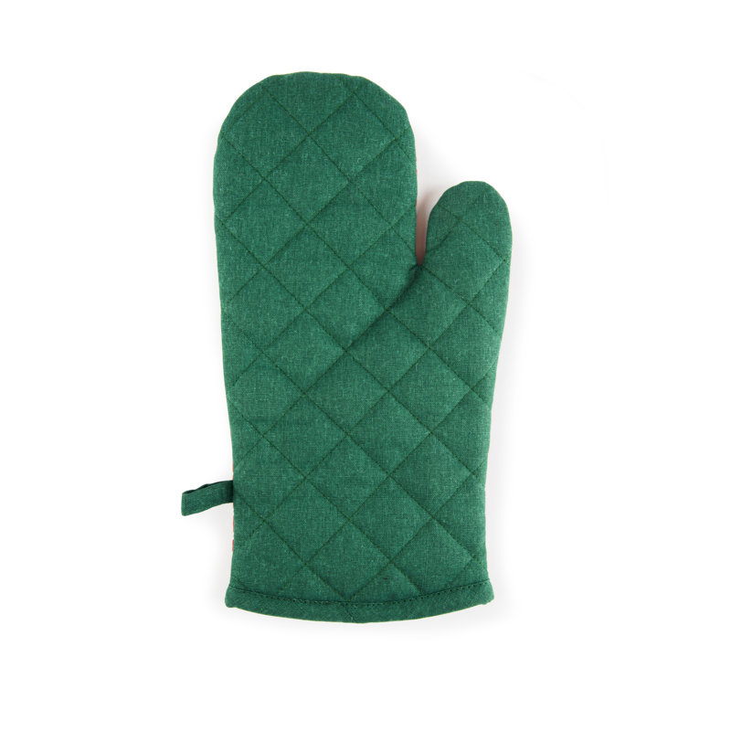 Excelsa Fall Winter Gingham Cotton Oven Glove