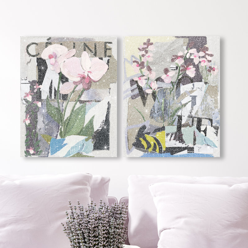 Fine Art Fashion Set Floral & Botanical Canvas Print by Oliver Gal, Black Frame, 16 x 20, 16"H x 20"W, Gallery Wrapped