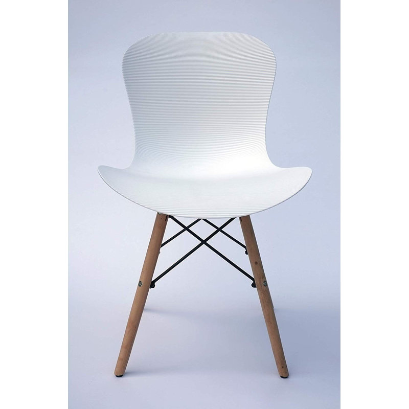 Chaise d'appoint Carbone Clegg, Blanc