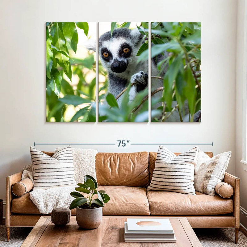 Forest Lemur, 42" H x 65" W