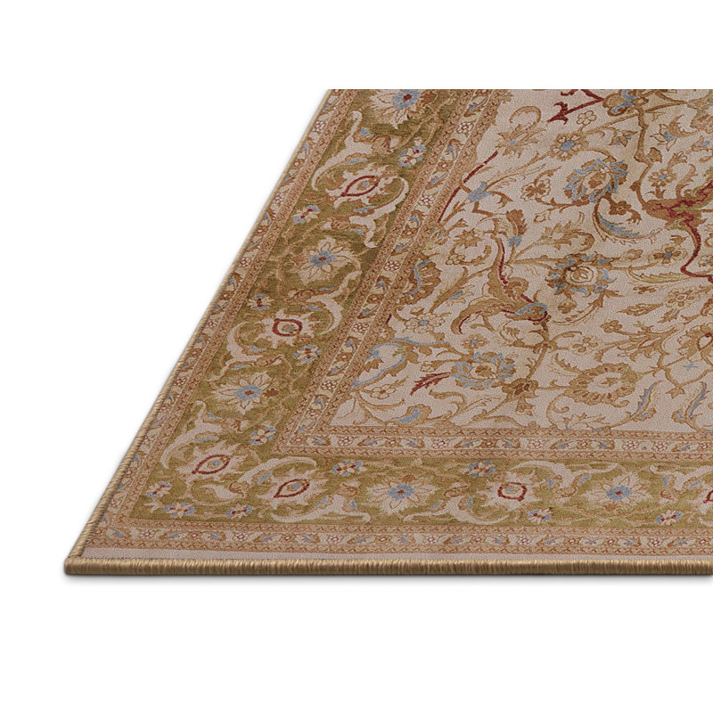 Tapis brun à motif oriental, Rectangle 2 pi x 3 pi