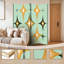 Paravent 4 panneaux à cloison pliable Royal Mid Century-133671955-133671957