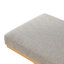 Banc rembourré avec pieds en tissu Boucle-102311184