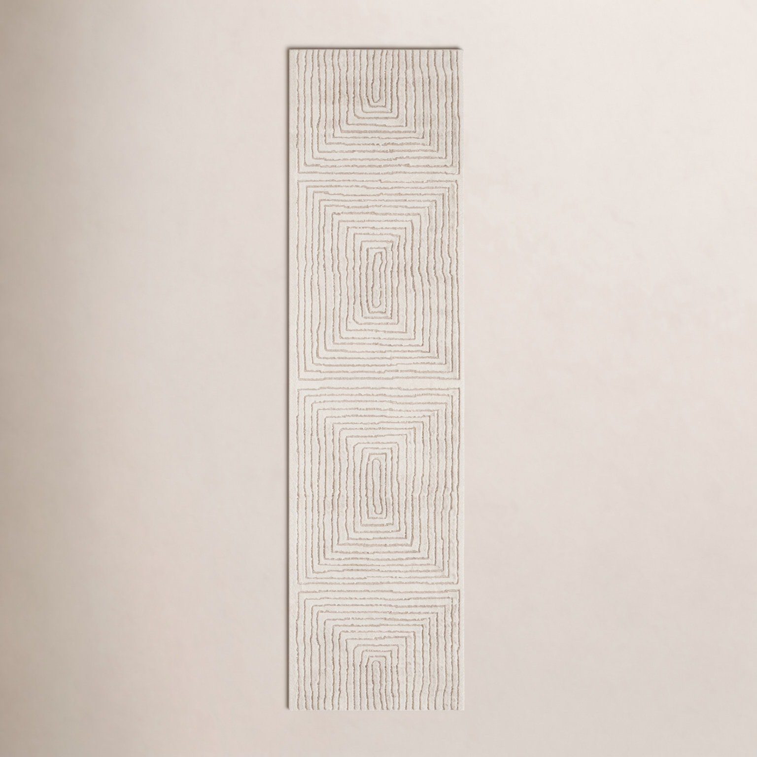 Quillan Beige Rug, Runner 2'5" x 10'