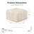 Cathryn 5-Piece Boneless Faux Fur Foam Modular Armless Compressed Sectional-1227322308