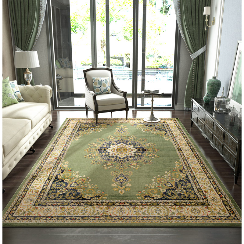 Tapis intérieur / extérieur en laine Tanveer, Rectangle 8 pi x 11 pi