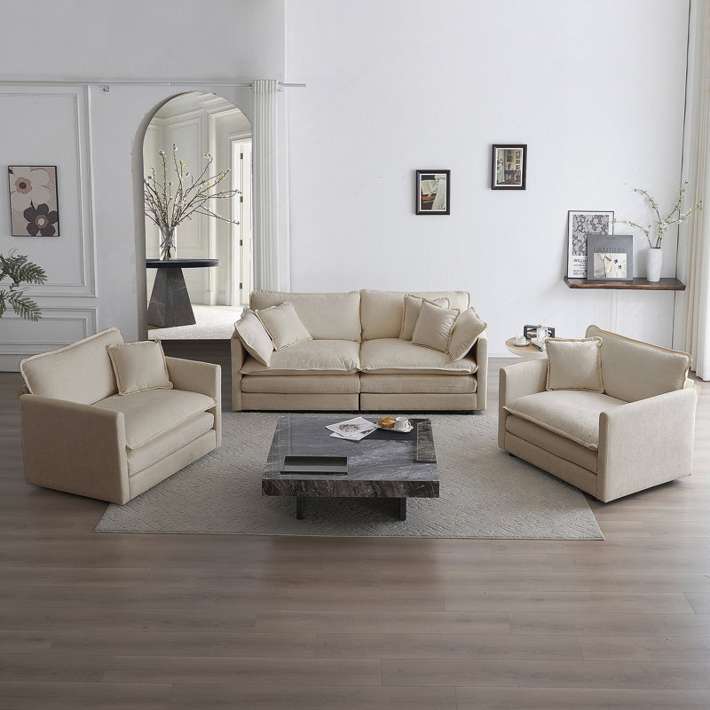Canapé confortable, Beige