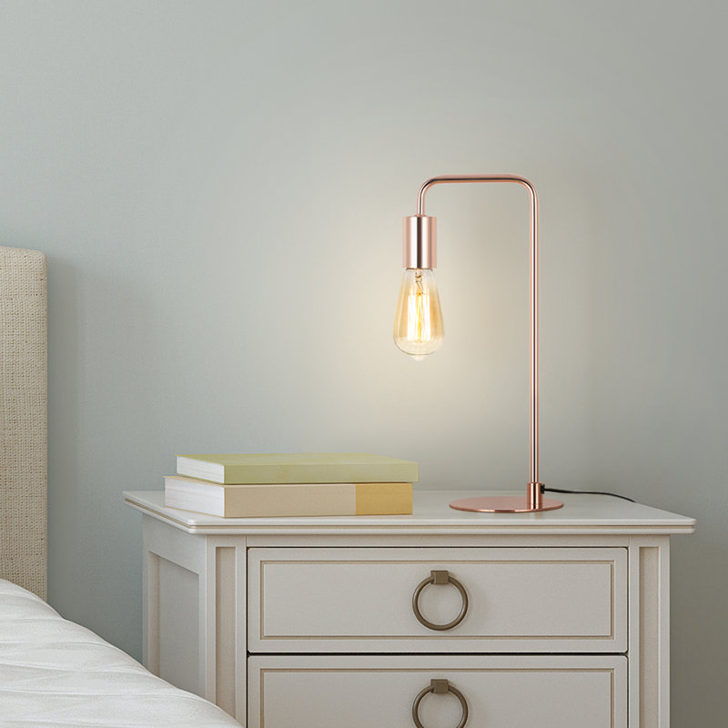 Lampe de bureau Shontee, Or, H 16,1 po x l 5,5 po x P 4,9 po
