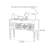Retro Classical Elegant Console Table with Drawers-111065305