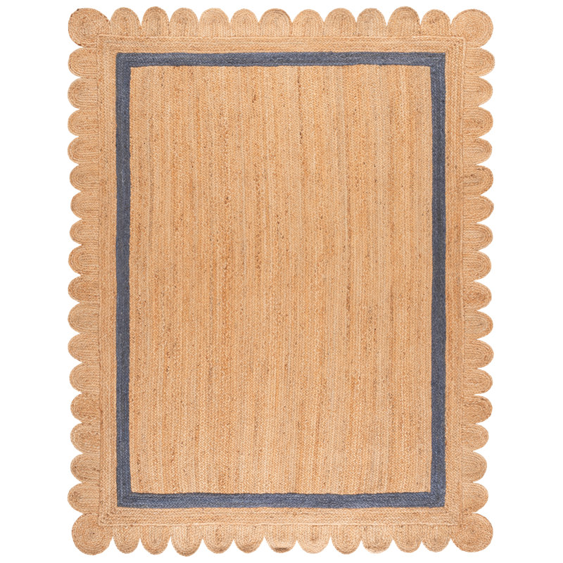 Inaki Handwoven Jute Area Rug, Rectangle 8' x 10'