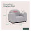Fauteuil club personnalisé Keet, Gingham-12210590-12210609-12211149