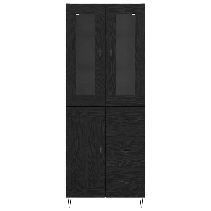 69.5cm Sideboard, Black Oak