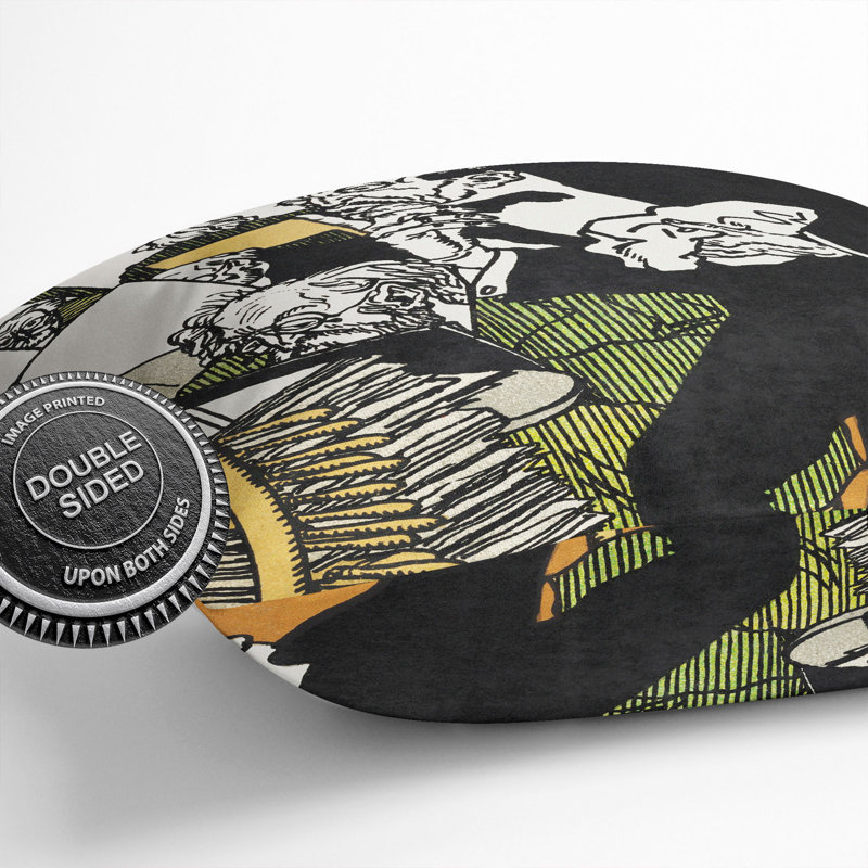 In The Reading Room Square Throw Cushion, 40cm H x 40cm W x 15cm D