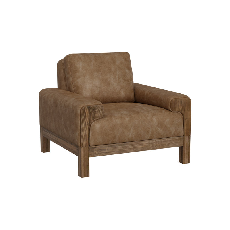 Structure et base en bois, fauteuil