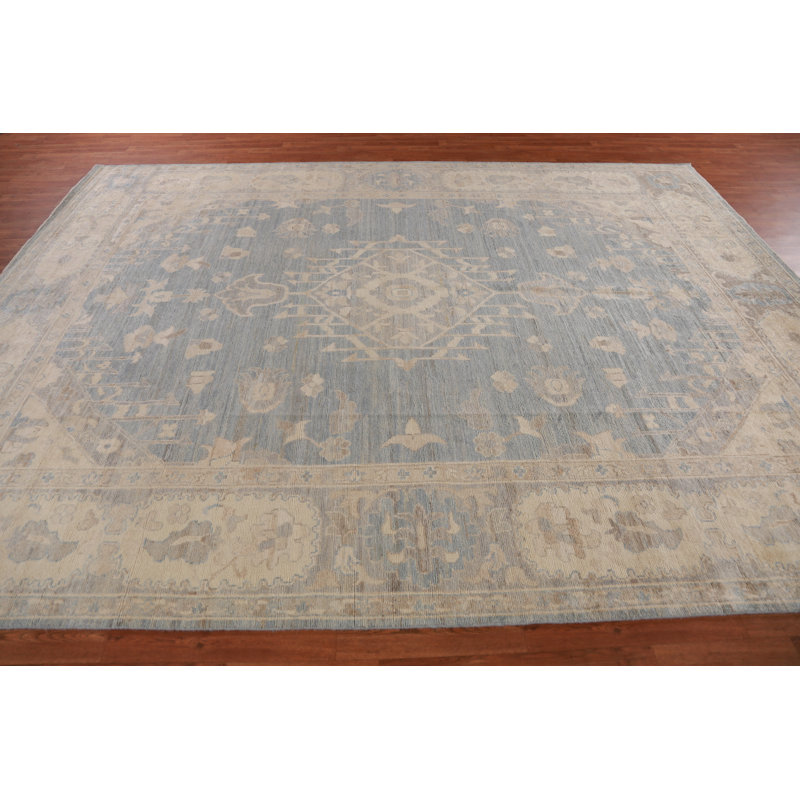 Vegetable Dye Oushak Turkish Area Rug