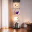 Vitrine en verre à 4 couches avec porte, noire - pour présenter une armoire à une porte et une maison pratique