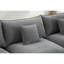 Confortable zone de plaisir en zone 3 avec chenille grise moderne et attrayante réglable