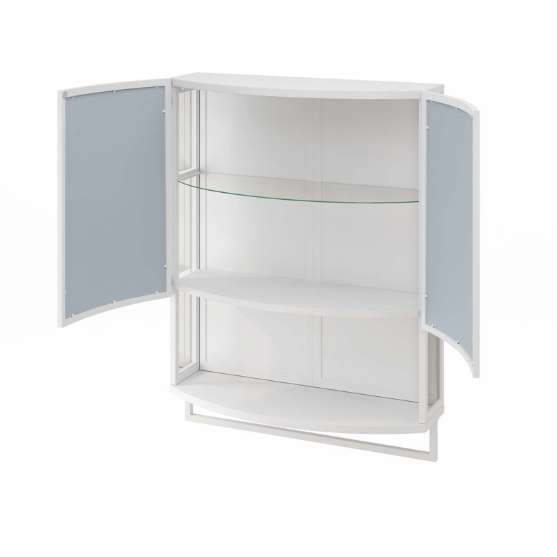 Armoire de salle de bain 23,62 po, Blanc