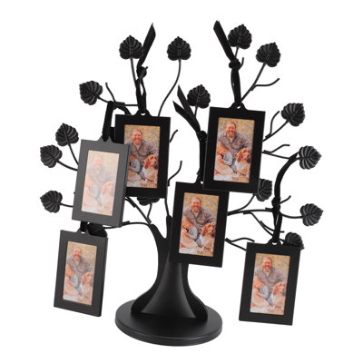Family Tree Picture Frame Multipurpose Innovative Stylish with 6 Hanging Photo Frames for Home Decor