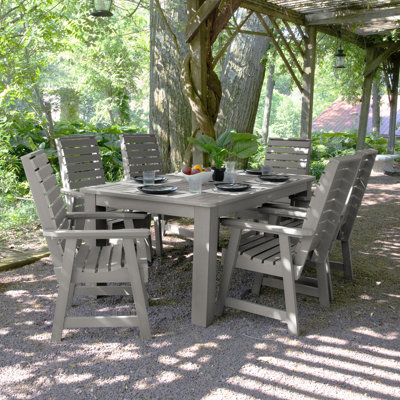 Midwest 6 - Person Patio Dining Set with Rectangular Table