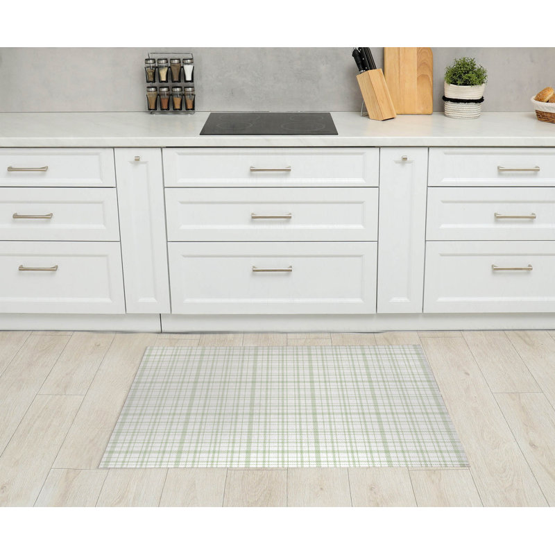 Tapis de cuisine Diano, Rectangle 4pi x 6 pi, Vert
