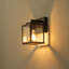 Matte Black 18.6cm H Outdoor Sconce