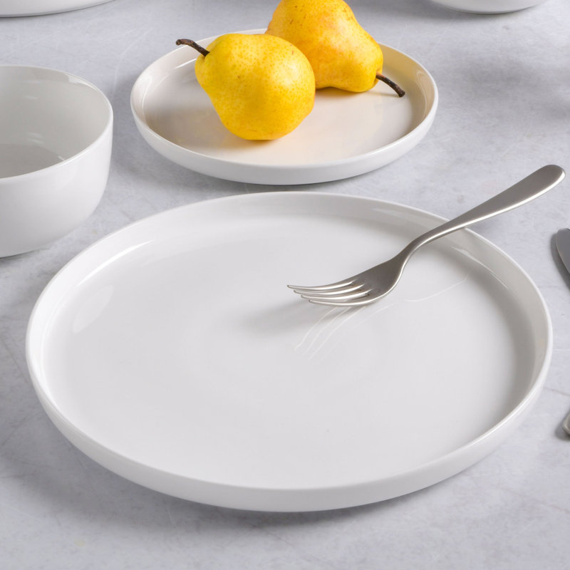 Ensemble d'assiettes en porcelaine 10,5 pouces Gibson Home Oslo