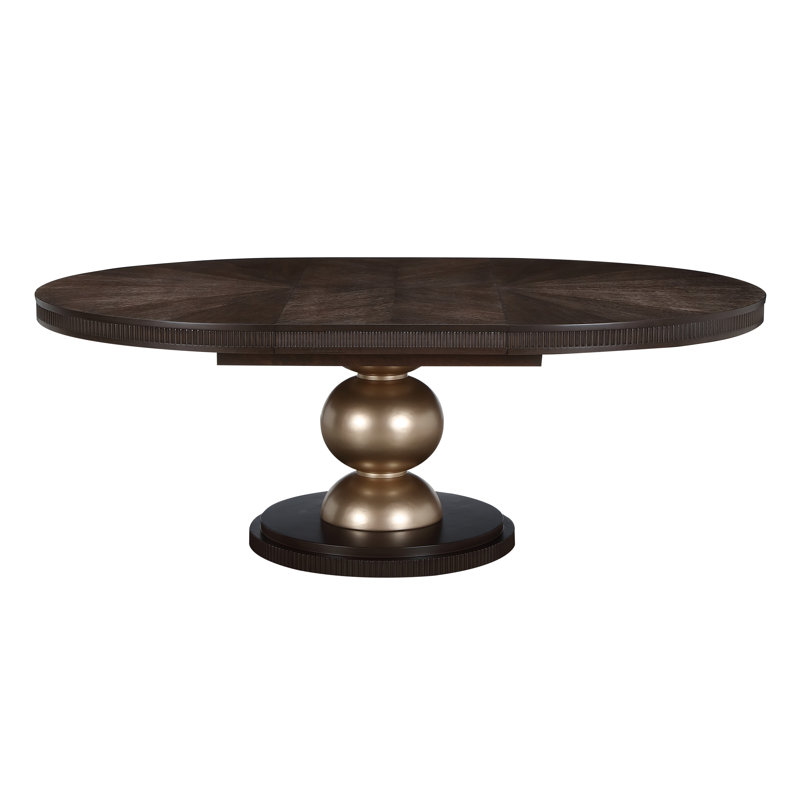 West Kensington Oval Dining Table, Espresso Wood