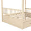 Lit à baldaquin en bois avec tiroirs de rangement, grand-562373728-562373730
