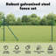 Vidaxl Chain Link Fence With Posts Steel-116797810-116797812
