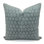 Housse de coussin imprimée à la main à motif floral Fabclusine