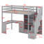 Lit mezzanine simple avec tiroirs Philippa Kids-1629674287