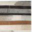 Tapis géométrique en cuir tissé à la main Barr-24831002