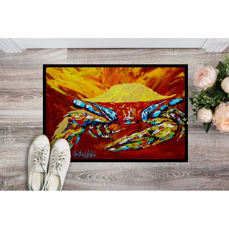 Tapis d'intérieur antidérapant Crab Buster, Rectangle 1 pi 6 po x 2 pi 3 po