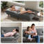 Canapé-lit futon convertible capitonné 66 po Serta-894021140