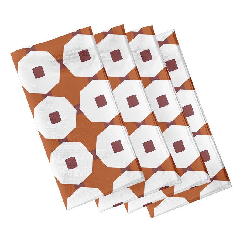 Ensemble de serviettes 4 pièces Ayasha, Orange