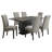 Grey and Black 7-piece Dining Set