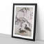 Two Wild Geese by Bian Shoumin - Picture Frame Painting Print-55606075-55606074