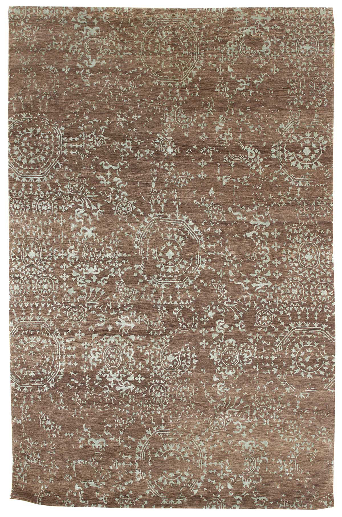Landry & Arcari Rugs and Carpeting Mamluk Brown/Chocolate/Pale Blue ...