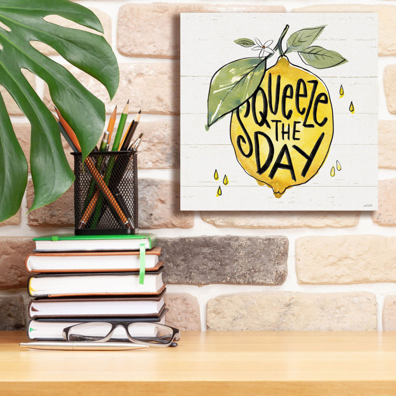 «Lemonade Stand 6» par Anne Tavoletti, art mural sur toile, 26 po x 26 po, H 12 po x l 12 po x P 0,75 po